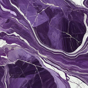 The image is an abstract digital art piece with a purple and white marble-like texture. The colors are predominantly purple with hints of white and black, creating a marbled effect. The texture appears to be fluid and fluid, with swirls and curves that create a sense of movement and depth. The overall effect is one of depth and dimensionality. The image has a dreamy and ethereal quality, with the colors blending together to create a beautiful and intricate pattern.