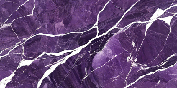 The image is an abstract digital art piece with a purple and white marble-like texture. The colors are predominantly purple with hints of white and black, creating a marbled effect. The texture appears to be fluid and fluid, with swirls and curves that create a sense of movement and depth. The overall effect is one of depth and dimensionality. The image has a dreamy and ethereal quality, with the colors blending together to create a beautiful and intricate pattern.