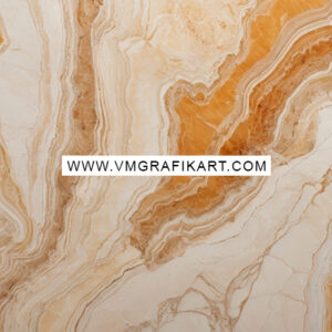Abstract background featuring swirling patterns of cream, beige, and warm orange hues resembling marble or onyx. The image showcases natural stone’s intricate veining and texture, adding depth and dimension. A watermark appears at the center.