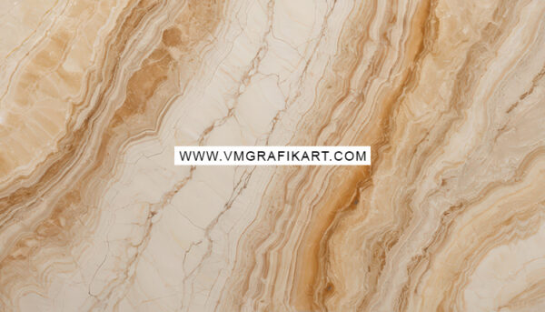 Abstract background featuring swirling patterns of cream, beige, and warm orange hues resembling marble or onyx. The image showcases natural stone’s intricate veining and texture, adding depth and dimension. A watermark appears at the center.