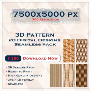 3D Pattern 20 Digital Design Seamless Pack